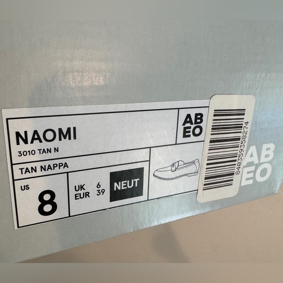 ABEO Naomi Sandals – Tan Nappa – Size 8 – Brand New - Picture 10 of 11